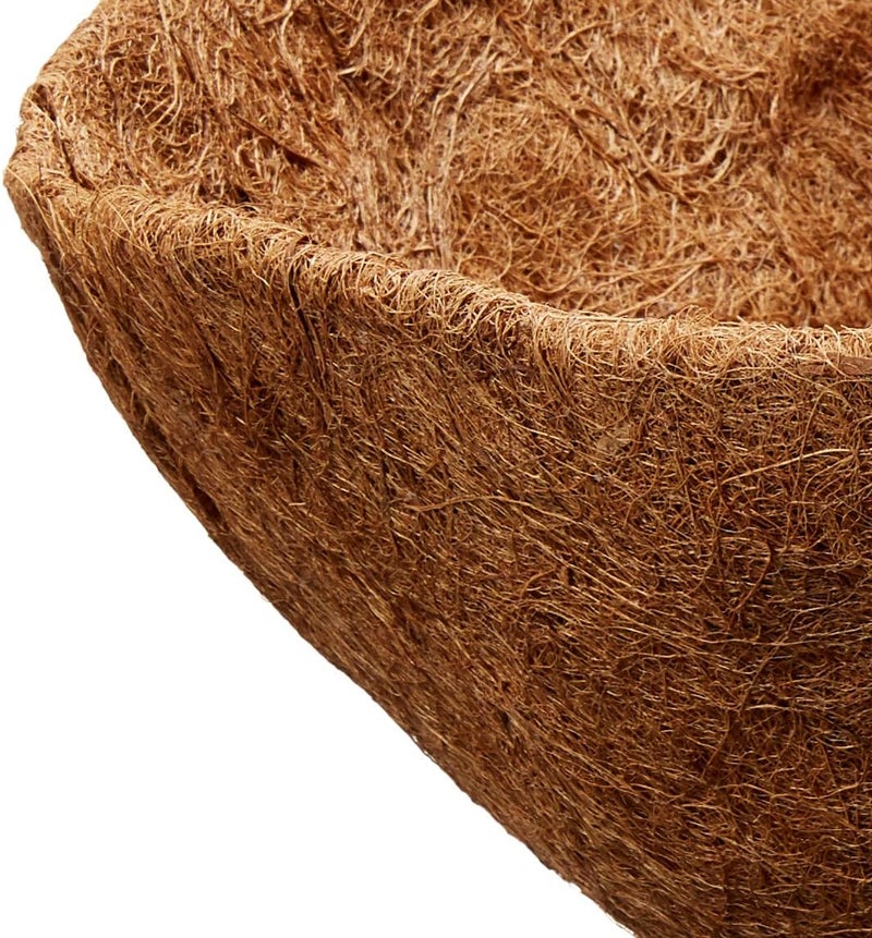 Bosmere Replacement Coco Fiber Basket Liner for 20 Round Baskets Natural Brown - Image 3