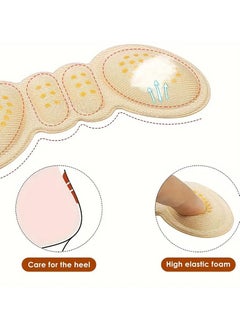 Goolsky 1/5pairs Heel Stickers, Anti-heel Non-slip And Anti-wear Foot Stickers, Half-size Pads For High Heels, Large Size For Women's Shoes, Small Size For Shoe Size Adjustment 10cm*4cm/3.94in*1.57in  - Image 3