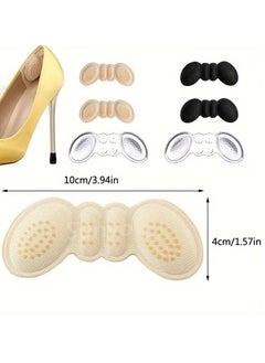 Goolsky 1/5pairs Heel Stickers, Anti-heel Non-slip And Anti-wear Foot Stickers, Half-size Pads For High Heels, Large Size For Women's Shoes, Small Size For Shoe Size Adjustment 10cm*4cm/3.94in*1.57in  - Image 4