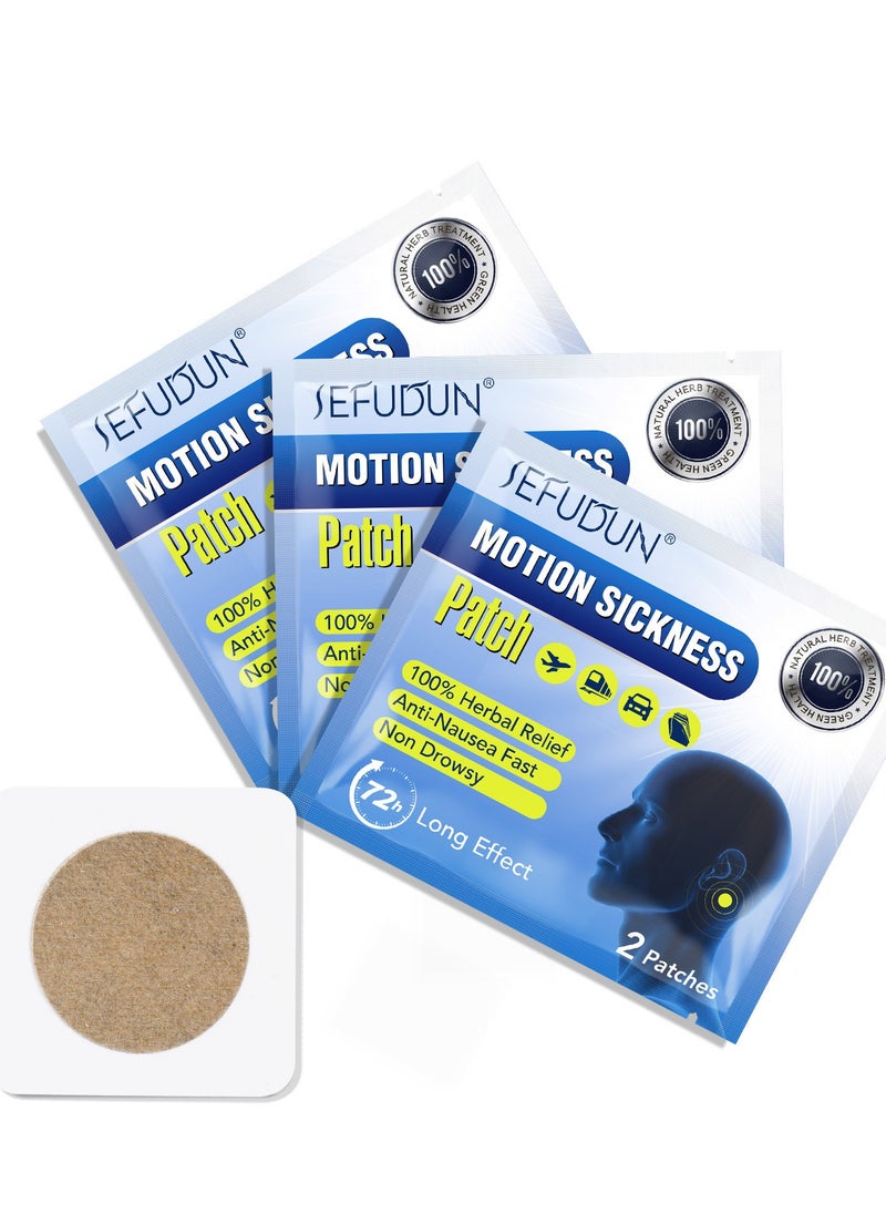 Sefudun - 40 Pcs Motion Sickness Patch for Travel Essentials to Relieve Tinnitus and Motion Sickness - Image 1
