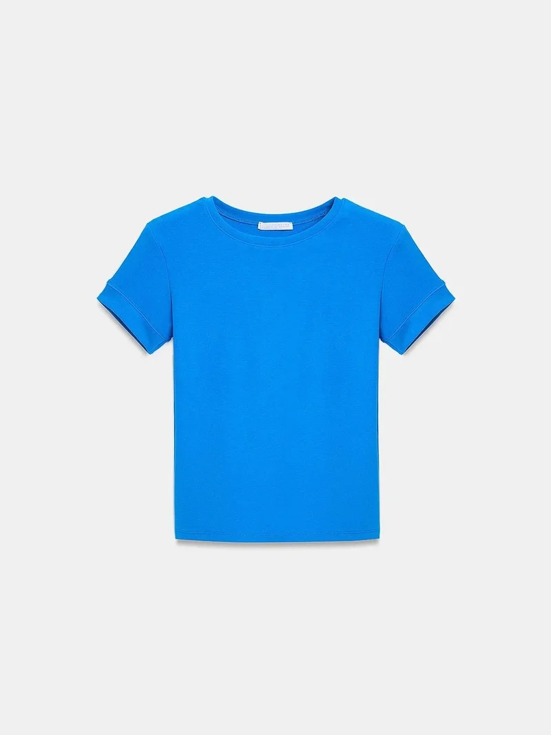 ديلفين DILVIN Women's Slim Fit Crew Neck T-Shirt