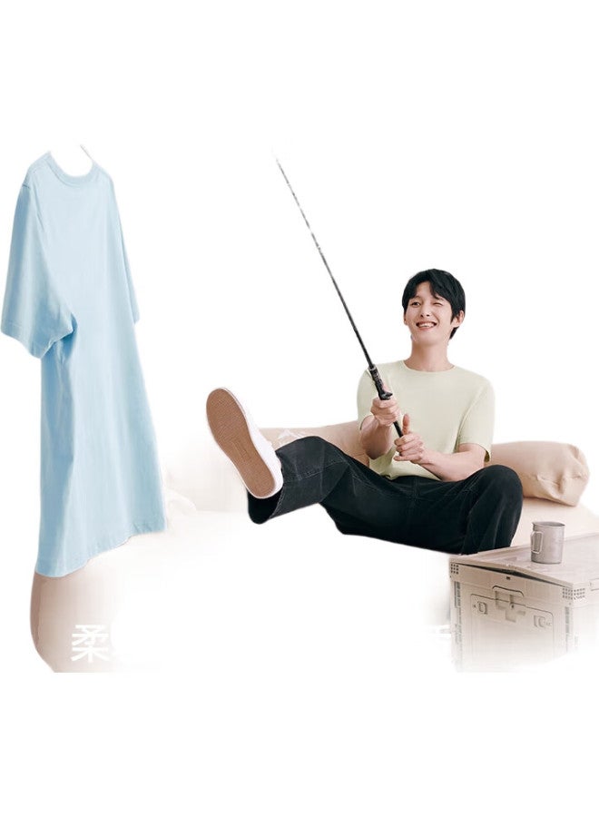 THREEGUN Sanqiang [Pure Cotton Breathable] Men'S T-Shirt, Round Neck Short Sleeve Top, Versatile Casual Men'S Undershirt - Image 1