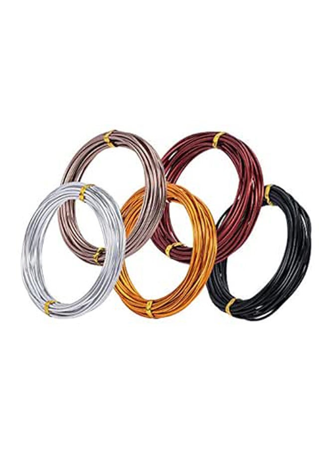 سلك ألومنيوم بقياس 12 من PandaHall، 5 متر (5.4 ياردة)/لفة 2 مم - Image 3