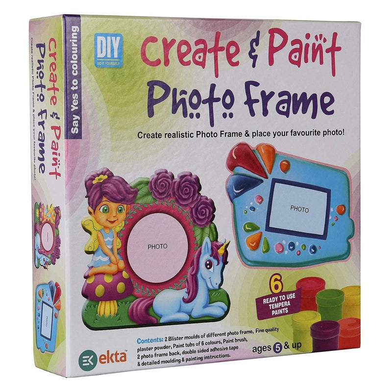 ekta create paint photo frame Multi color - Image 1