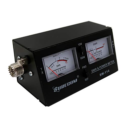 Mcbazel Surecom SW-114 SWR RF Field Strength Test Meter with SO-239 UHF Connector for CB Operation - Image 5