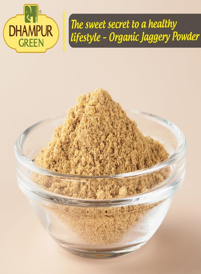 DHAMPURGREEN مسحوق دهمبور الأخضر العضوي، 800 غرام | مسحوق دبس السكر البلدي | مصدر للمعادن | بديل صحي للسكر الأبيض | خالٍ من الأسمدة الكيميائية والمواد الحافظة | مُحلي طبيعي تقليدي (عبوة واحدة) - Image 3