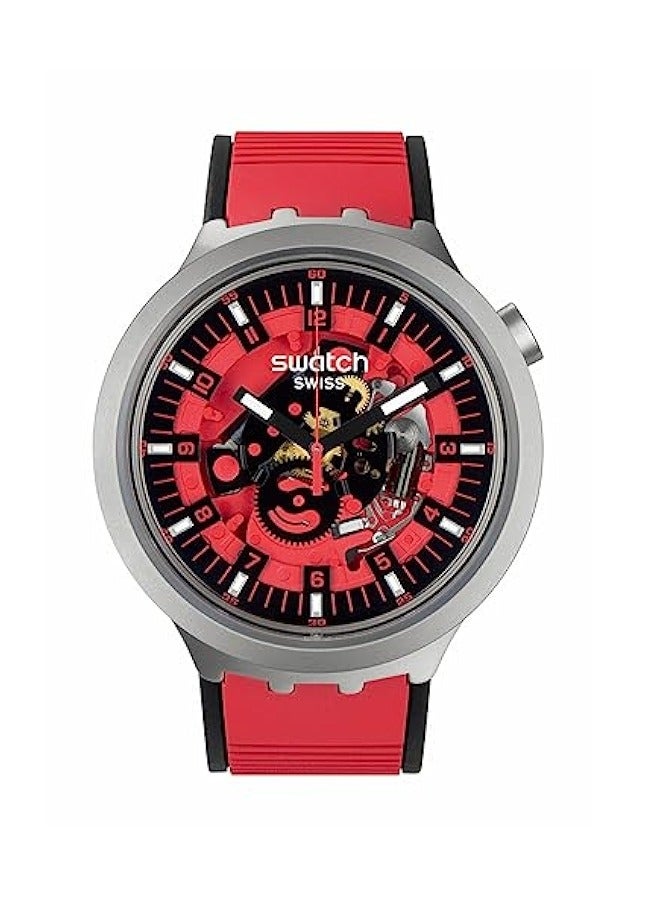 Swatch ساعة سواتش بيغ بولد آيروني SB07S110 حمراء لذيذة - Image 1