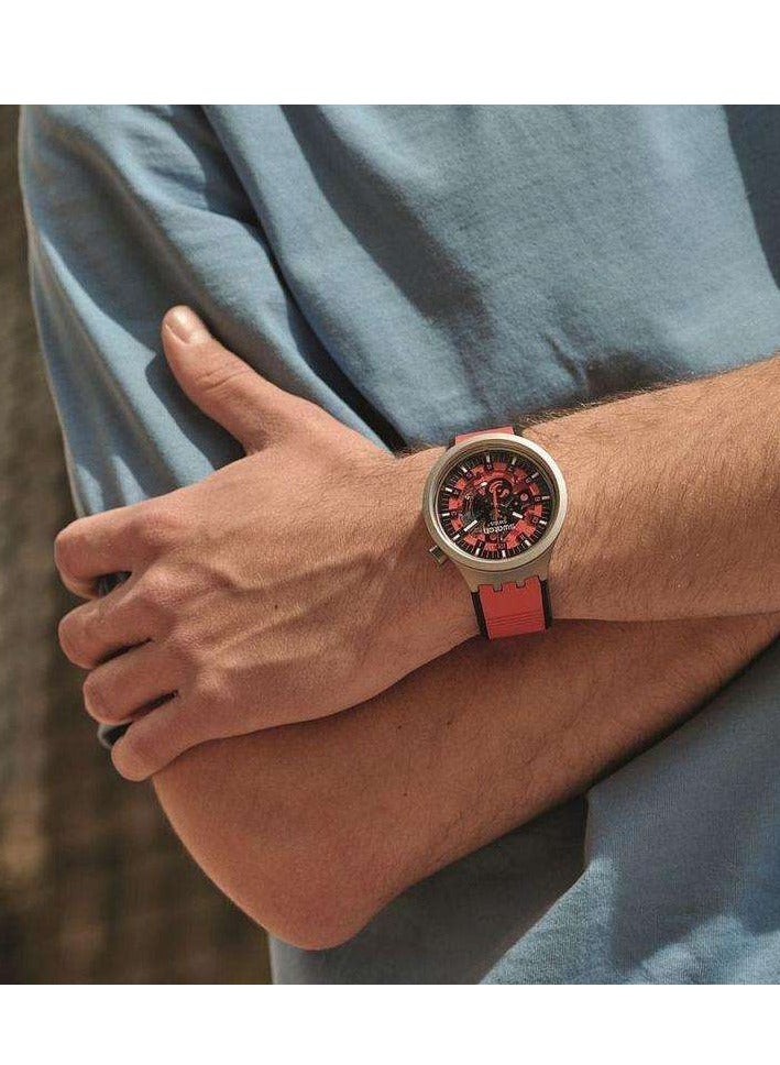 Swatch ساعة سواتش بيغ بولد آيروني SB07S110 حمراء لذيذة - Image 3