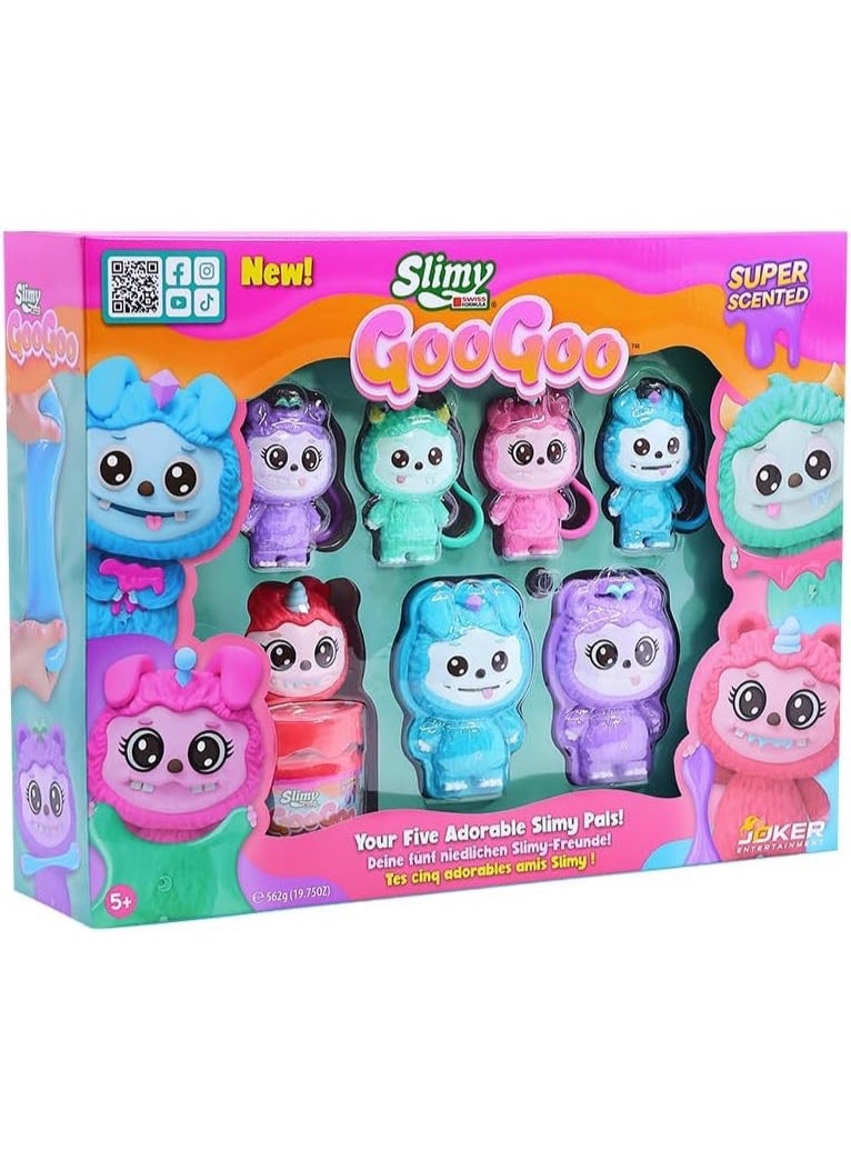 SLIMY Goo Goo Gang Family Box Set – Assorted Slime Collection with Scented Collectible Characters, Keychains & Sensory Slime Fun - Image 3