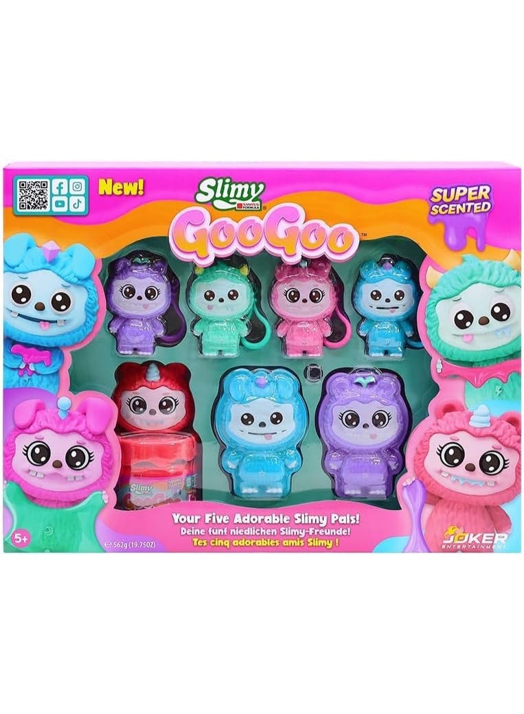 SLIMY Goo Goo Gang Family Box Set – Assorted Slime Collection with Scented Collectible Characters, Keychains & Sensory Slime Fun - Image 5