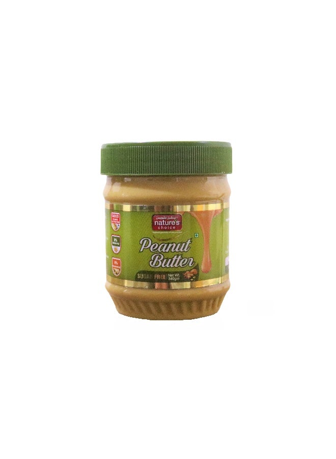 Nature's Choice Peanut Butter Sugarfree, 340G - Image 1