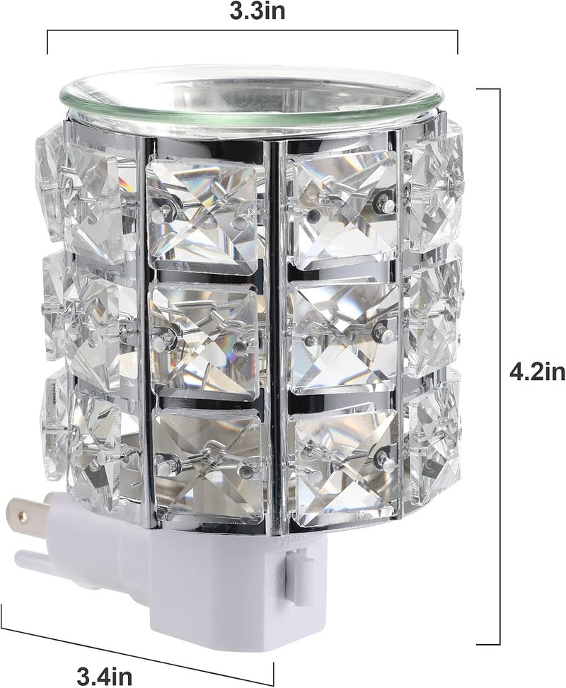 DRQ Plug in Wax Warmer- Crystal Pluggable Fragrance Warmer for Warming Scented Candles or Wax Melts,Electric Oil Burner Wax Melt for Home, Kitchen, Living Room, Bedroom, SPA - Image 4