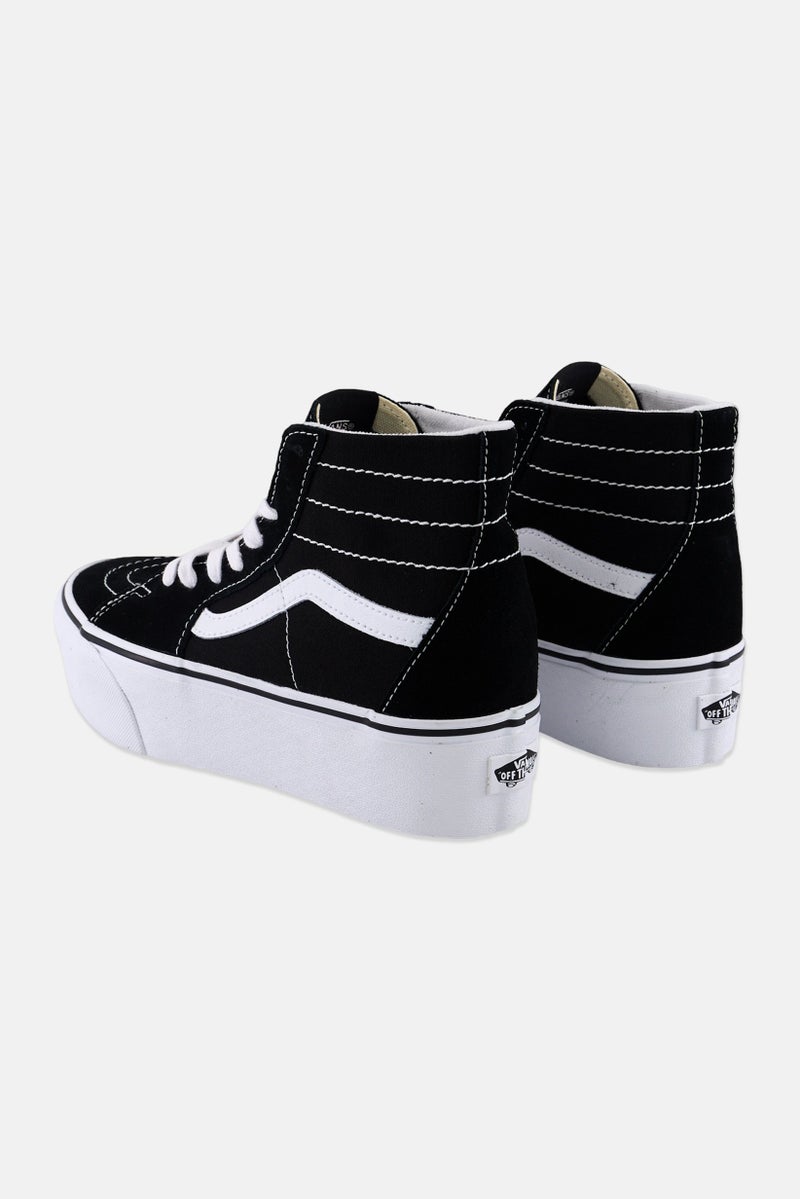 VANS أحذية التزلج للرجال سكيت هاي بتصميم مائل، أسود - Image 2