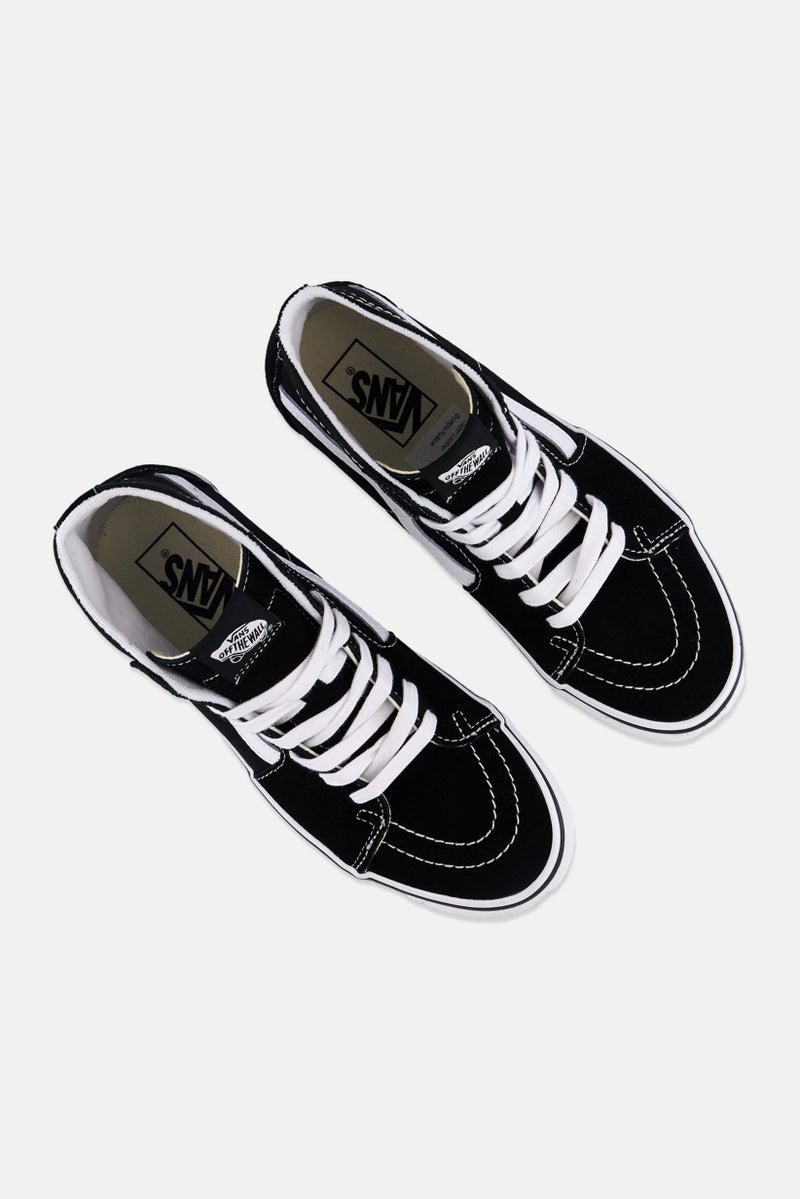 VANS أحذية التزلج للرجال سكيت هاي بتصميم مائل، أسود - Image 4