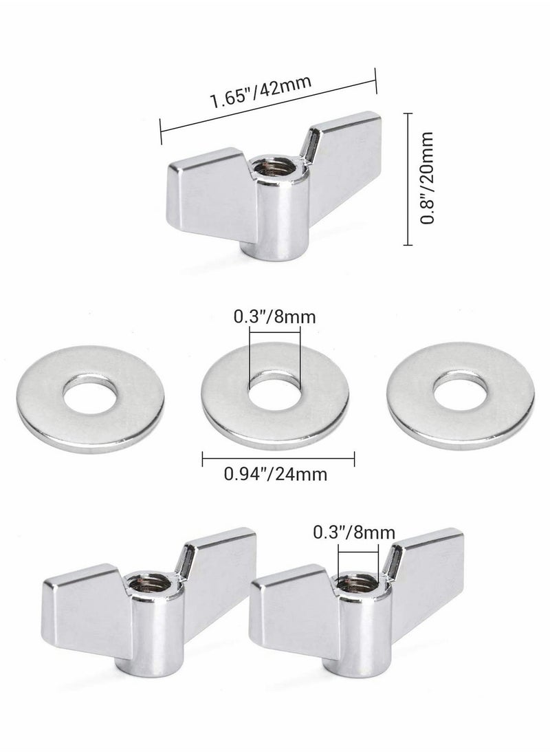 23 Pieces Cymbal Replacement Accessories Felts Hihat Clutch Felt Drum Pads Include Wing Nuts Washers Sleeves Key Black - pzsku/ZCCF643D8FD33BB7C3E28Z/45/_/1696815347/3df014a8-3f5f-446c-a9a8-db4514835a3e