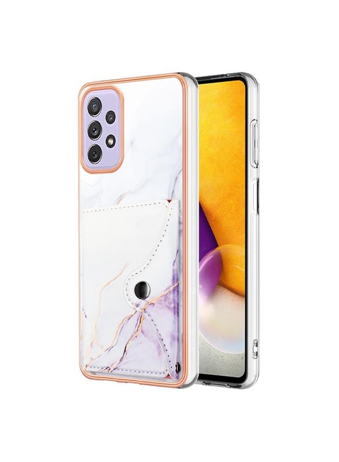 إيروريكس جراب لهاتف Samsung Galaxy A52 5G / 4G بنمط رخامي مع فتحة بطاقة IMD - Image 1