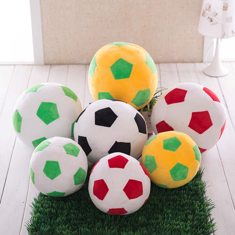 World Cup Children Plush Soccer Ball Toy, Custom Logo Available - Image 1