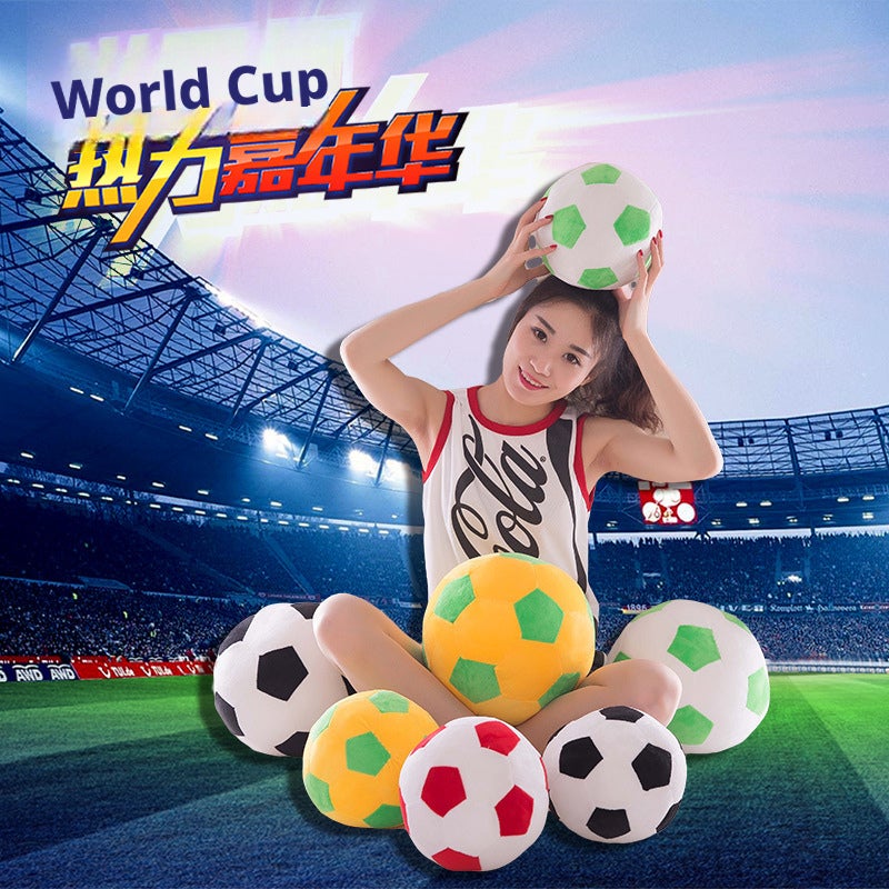World Cup Children Plush Soccer Ball Toy, Custom Logo Available - Image 2