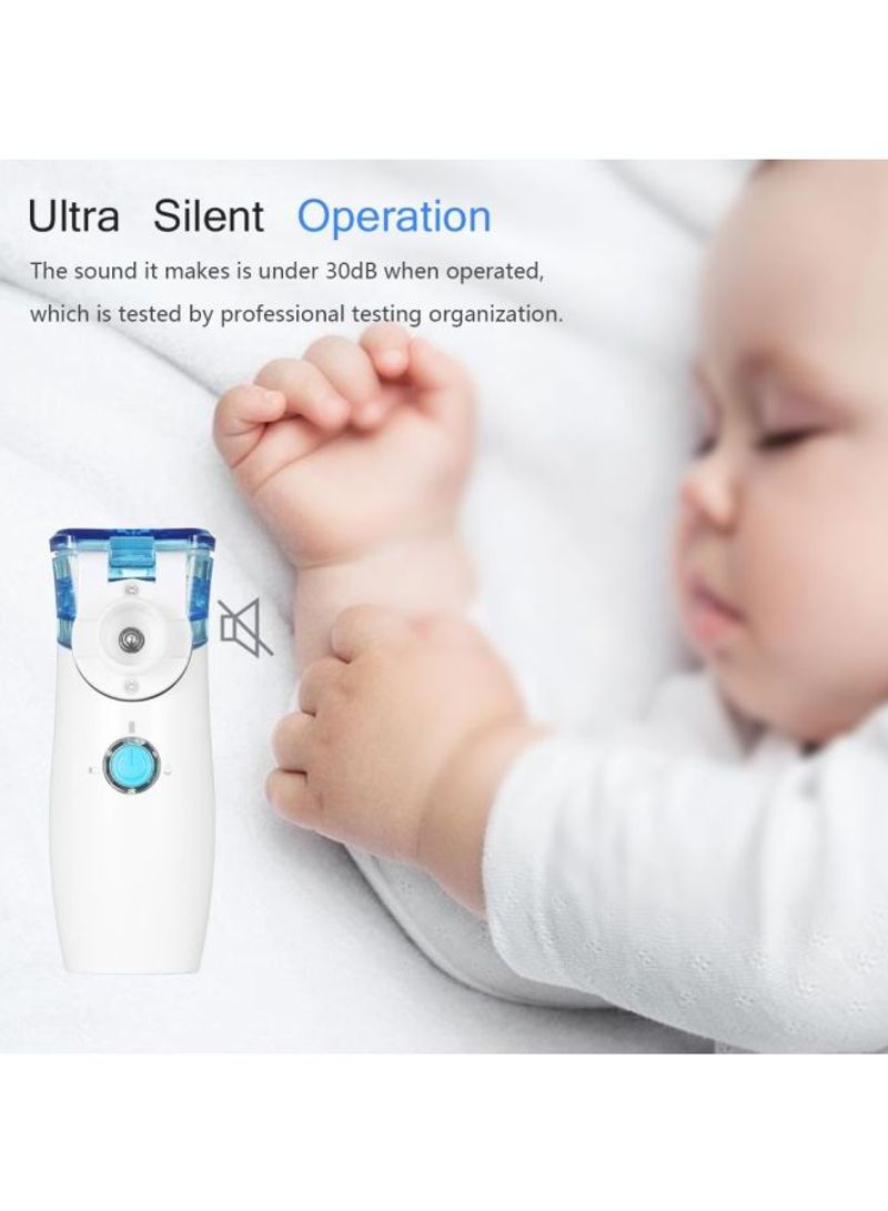 McDou Nebulizer Machine for Adults and Kids Portable Nebulizer of Cool Mist Handheld Mesh Nebulizer Mist Adjustable Steam Inhaler Steam Inhaler for Travel or Home Daily Use - Image 5