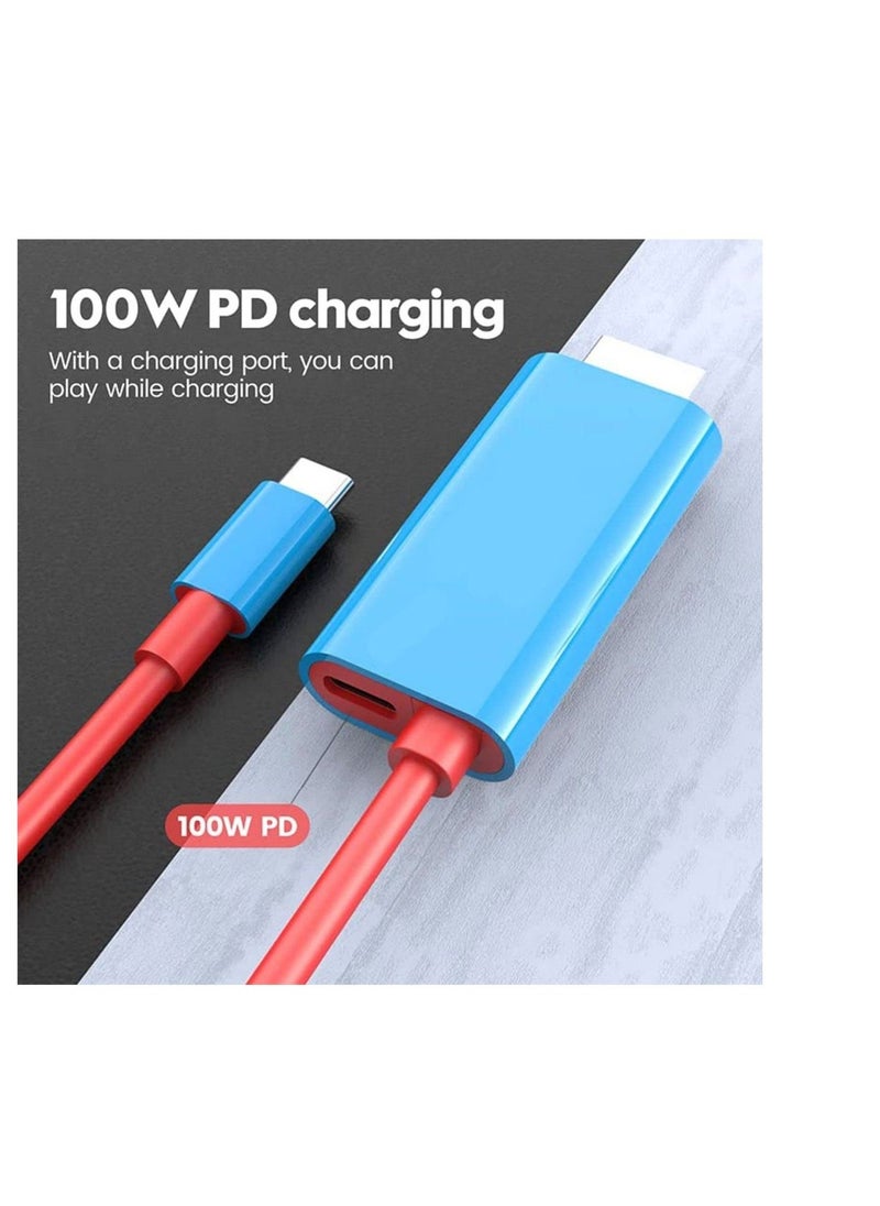 سيوسي محمول التبديل الناقل التسلسلي العام نوع ج هدمي خط التحويل ، تنطبق على التبديل ، ستام ديك ، سامسونج ديكس محطة التلفزيون وضع الالتحام ، والسفر s21s20note20tabs7 4K - Image 3