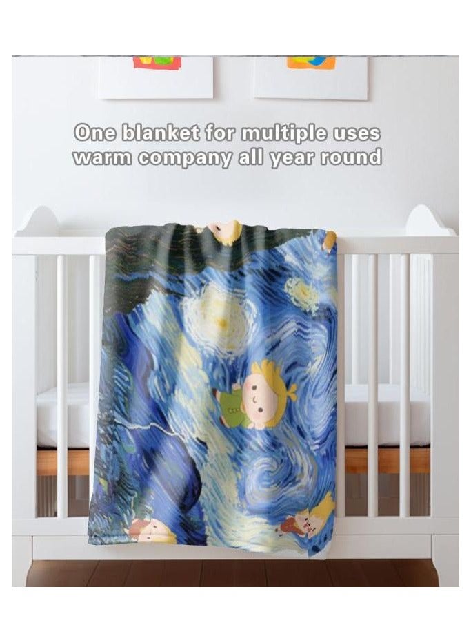 general Flannel thin blanket (warm and comfortable, suitable for sleep, gaming, dust removal and sandproof) 150cm*200cm - 536 - Image 1