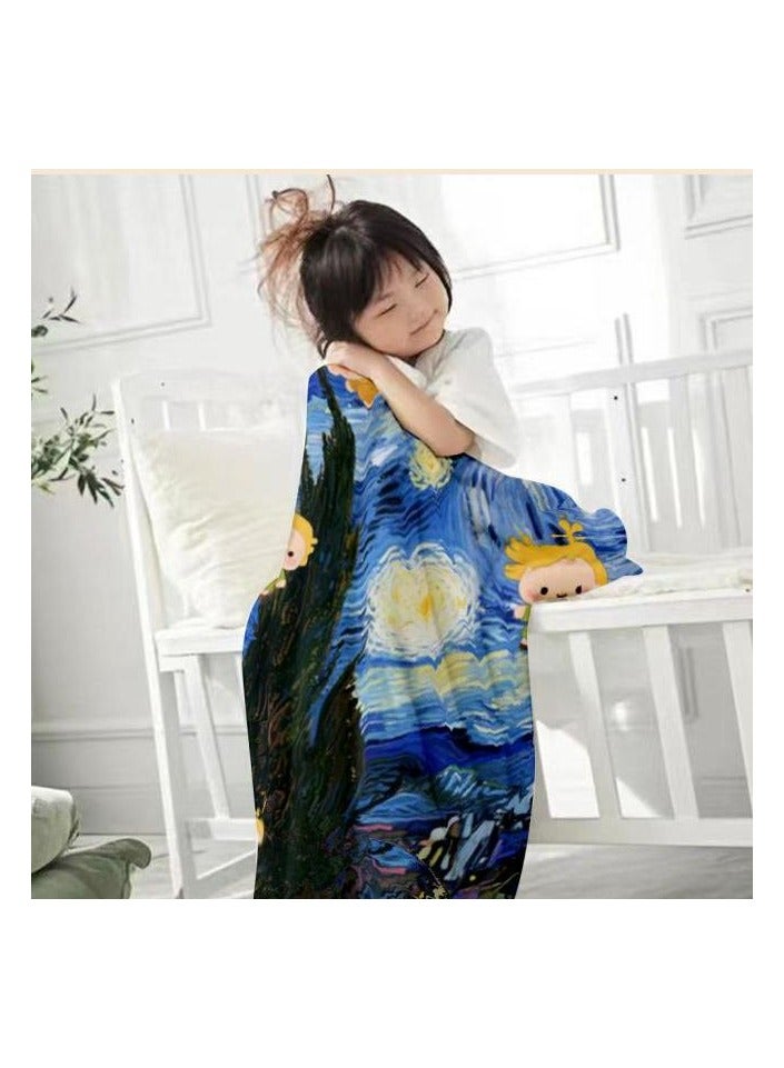 general Flannel thin blanket (warm and comfortable, suitable for sleep, gaming, dust removal and sandproof) 150cm*200cm - 536 - Image 4