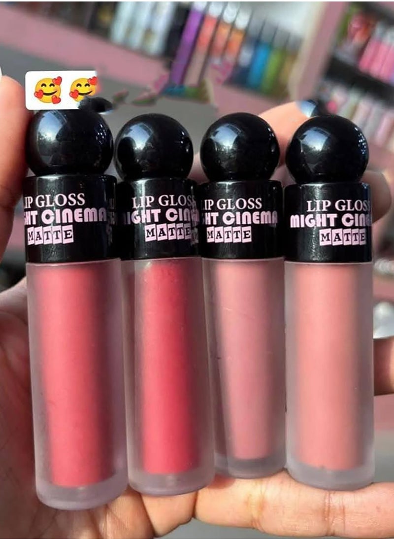 Long lasting matte lipgloss from Might Cinema, model 5063-204