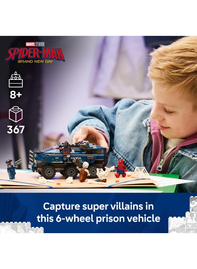 LEGO Marvel Spider-Man Prison Transport Chase Set 76349 (Age 8+, 367 Pieces) - Image 2