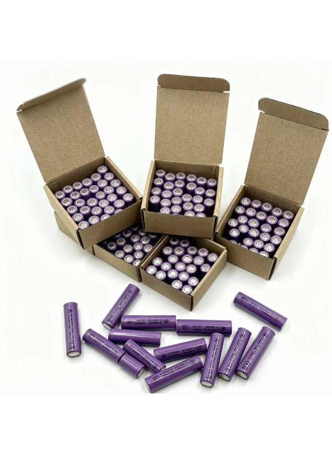 robotgcc 200 Pack Flat Top 18650 Li-ion Battery 3.7 V 1200 mAh | Factory Supply & STEM Teaching Bulk Set - Image 5