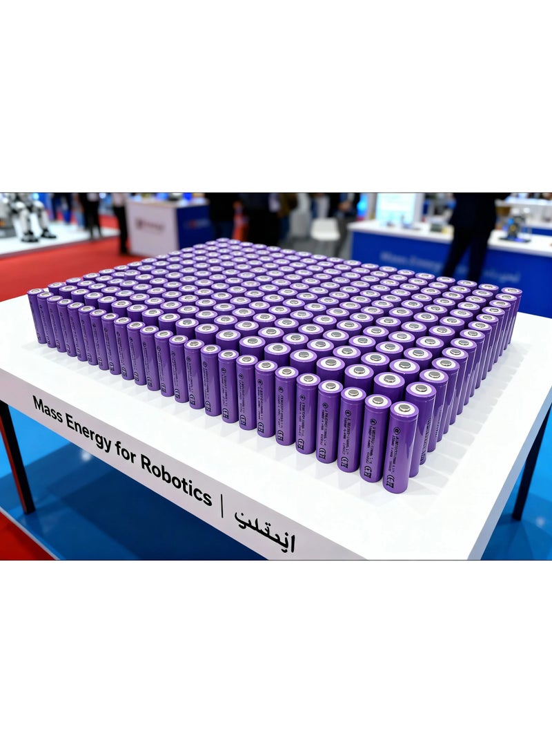 robotgcc 200 Pack Flat Top 18650 Li-ion Battery 3.7 V 1200 mAh | Factory Supply & STEM Teaching Bulk Set - Image 2