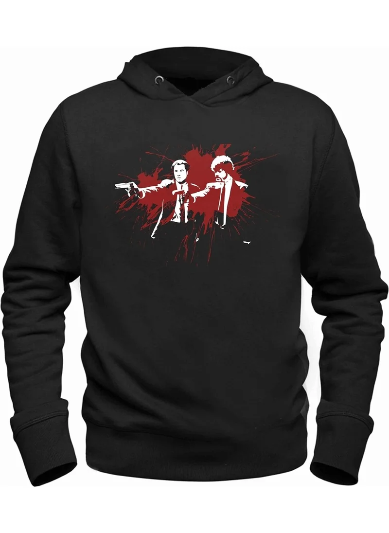 Alfa Tshirt Pulp Fiction Hooded Sweatshirt