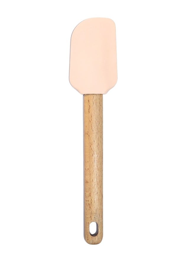 FALMER 3 Piece Silicone Kitchen Utensil Set with Heat Resistant Wood Handle  - Image 4