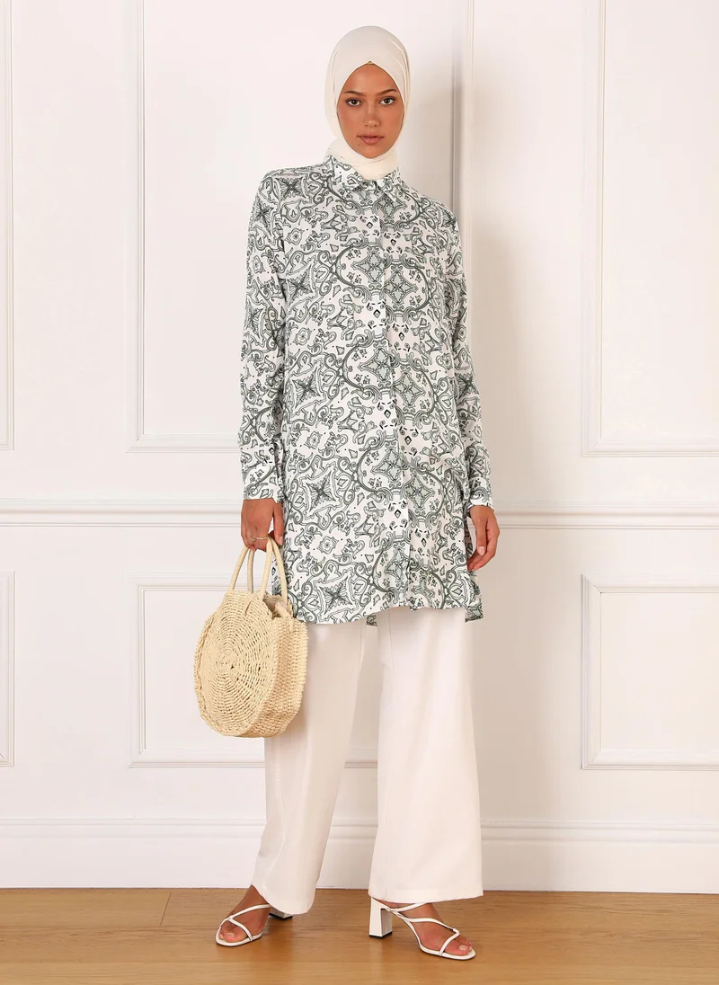 Refka by modanisa Green - Tunic - Refka