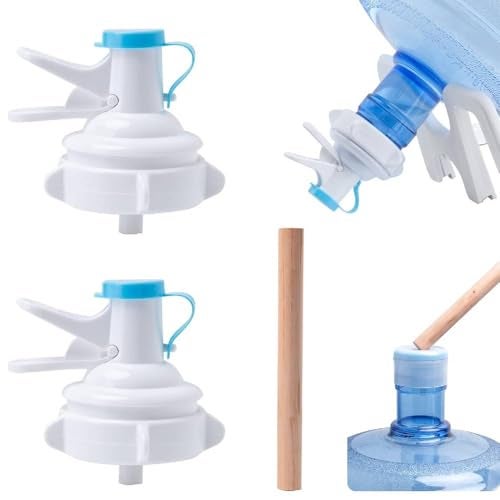 Prostuff.In®1Pcs Water Bottle Dispenser Cap – Universal 55mm Reusable Gallon Jug Valve with Push-Button Tap | No Spill, Leak-Proof Water Dispenser Lid for Home, Office, Camping - Image 2