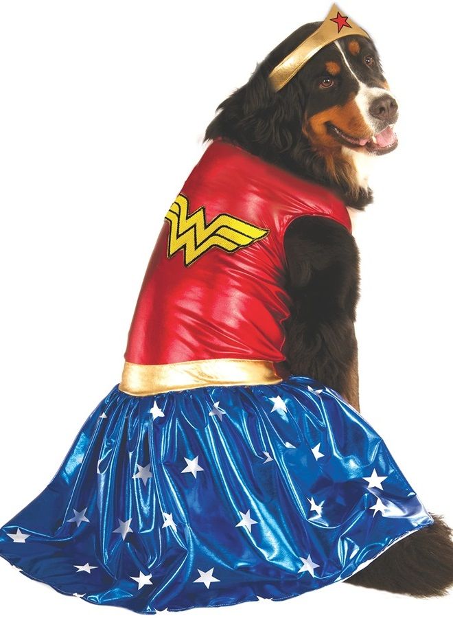 RUBIE'S زي كلب وندر وومان الكبير