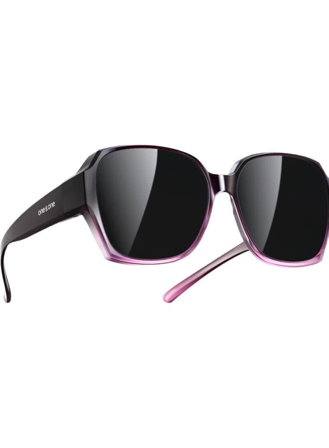 One&One Sunglasses Clip-On For Nearsightedness, Polarized Uv Protection, Ski Goggles, Driving Glasses - Image 2