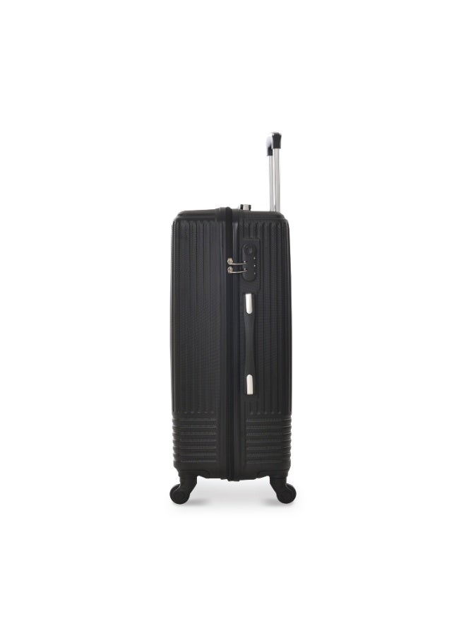نيو ترافيل طقم حقائب ترولي بعجلات مكوّن من 3 قطع، هيكل صلب من مادة ABS، عجلات دوّارة 360°، يشمل حقيبة مقصورة وحقيبة شحن، حقائب سفر للرجال والنساء، حقيبة سفر، حقائب ترولي للسفر - Image 4