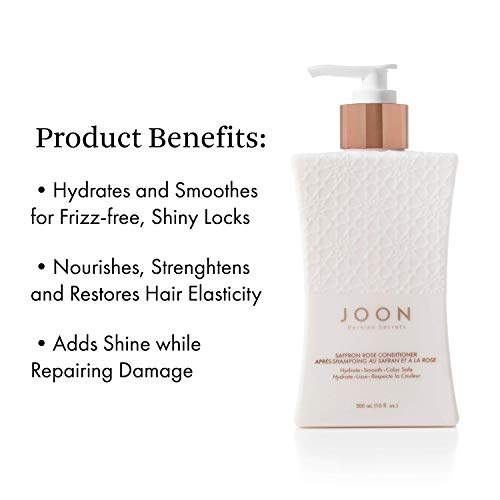 Joon بلسم الزعفران والورد من جون + زيت الرمان والفستق، 10 أونصة سائلة. - Image 2