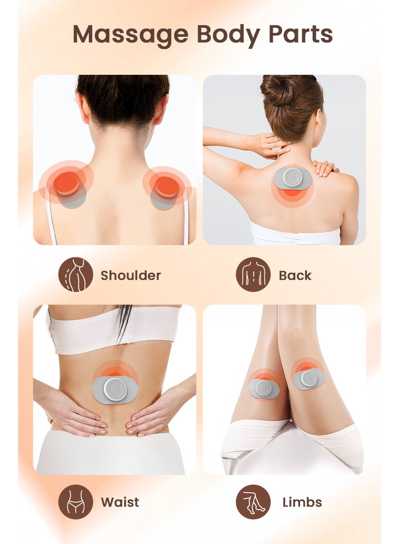 فارون جهاز تدليك صغير بتقنية التحفيز الكهربائي للعضلات (EMS) يعمل بالتيار الدقيق، وجهاز تدليك نقاط الوخز بالإبر بتقنية التحفيز الكهربائي للعضلات (EMS) لتصريف اللمف، ووسادة تدليك بتقنية التحفيز الكهربائي للأعصاب عبر الجلد (TENS)، وجهاز تدليك كهربائي صغير محمول لاسلكي بتقنية التحفيز الكهربائي للعضلات (EMS) لتخفيف الألم - Image 5