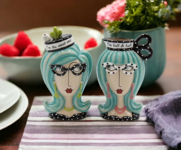 Cosmos Gifts Dollymama Creamer and Sugar/Spoon Set - Image 2