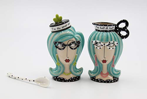 Cosmos Gifts Dollymama Creamer and Sugar/Spoon Set - Image 3
