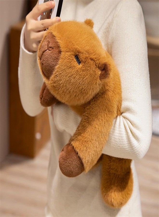 PEACH CAT Capybara Plush 11.8" Cute Capibara Stuffed Animals Soft Plushies Toys Gifts for Kids Brown - Image 3