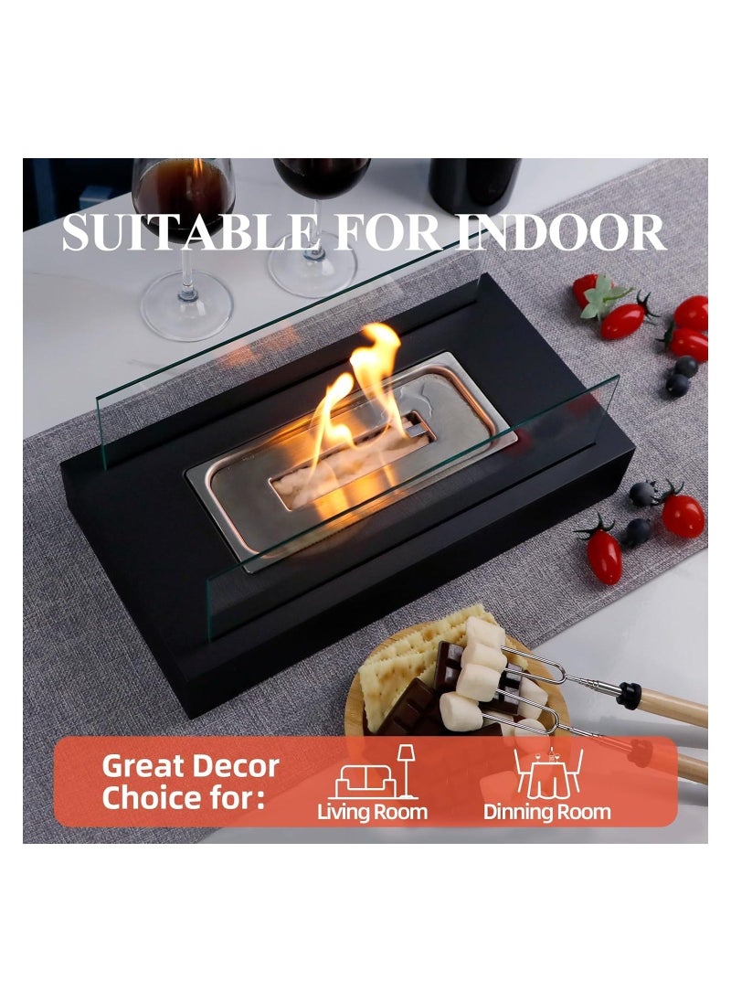 Generic Tabletop Fire Pit, Outdoor/Indoor Portable Table Top Firepit, Mini Small Fireplace Bowl Decor, Smores Maker for Home Patio Balcony Backyard Dinner Decorations, for Wedding Housewarming Birthday  - Image 2