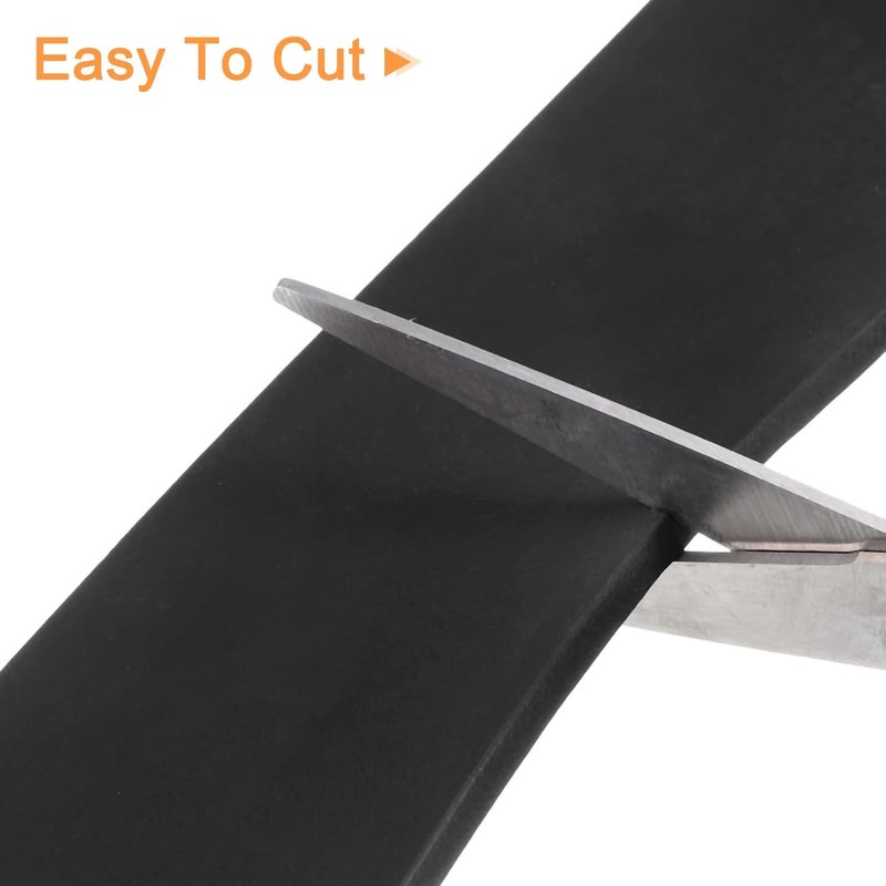 uxcell Neoprene Rubber Sheet Rolls 1/8" T x 3.9" W x 4'L Solid Rubber Seal Strip for DIY Gasket, Crafts, Pads, Seals, Protection - Image 4