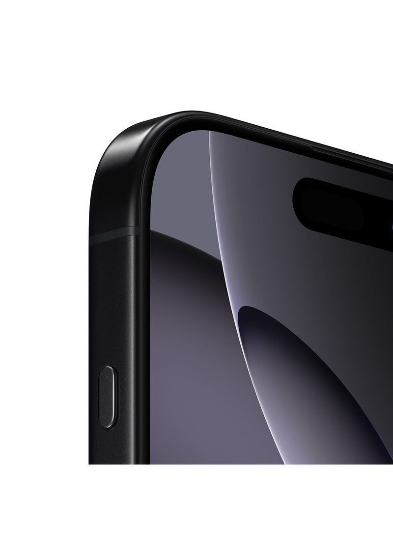 ابل  Refurbished - iPhone 16 Pro 128GB Black Titanium 5G (E-sim only) With FaceTime - USA Version - Image 5