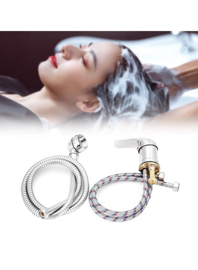 Salon Water Faucet Set Anti Splash Design Bathtub Faucets Filter Water Zinc Alloy Construction One Button Water Stop Dog Wash Easy Installation And Wash for Shampoo Bed Bowl or Backwash Unit - Image 1