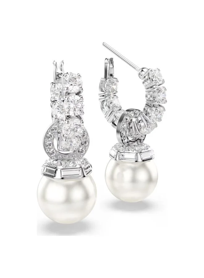 Swarovski  Matrix:Pe Pearl Drop Earrings for Women | Best Price UAE