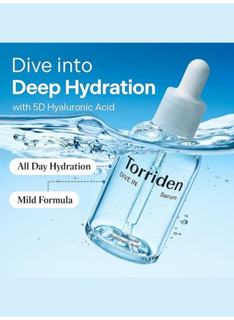 Torriden Dive-In Serum Hyaluronic Acid Hydration Booster for Deep Moisture & Plump, Smooth Skin - Image 3