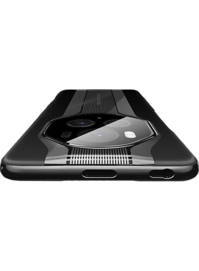 Keklle Phone Case For Honor Magic 6 Pro, Honor Magic 6 Pro Protective Cover, Instantly Becomes Porsche-Style Ultra-Thin Business Anti-Drop Camera Full Protection Hard Shell Case, Xuanwu Black - Image 1