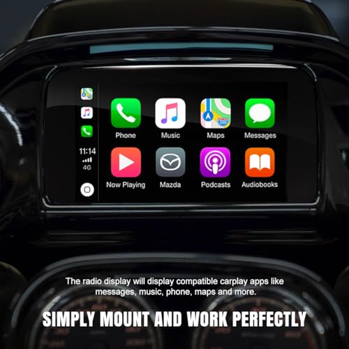 Lenink Carplay Jumper Compatible with Harley Davidson 2019 and up GTS Radio for Road Glide or Street Glide with Boom - Image 5